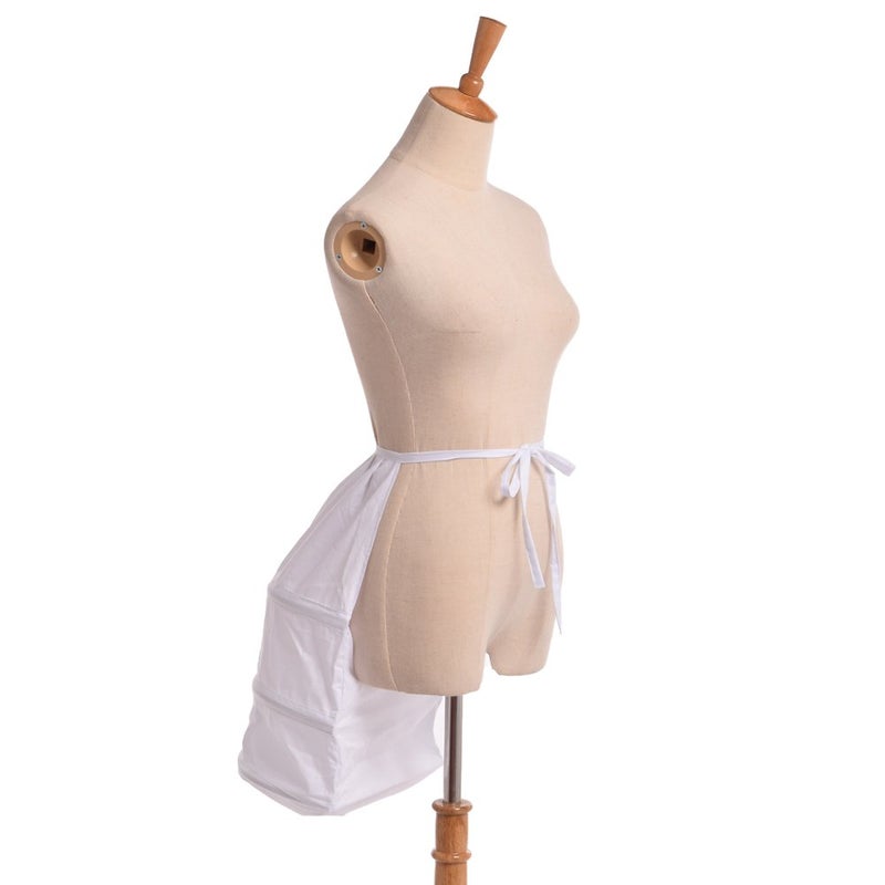 BLESSUME Victorian Dress Bustle White One size - Image 3